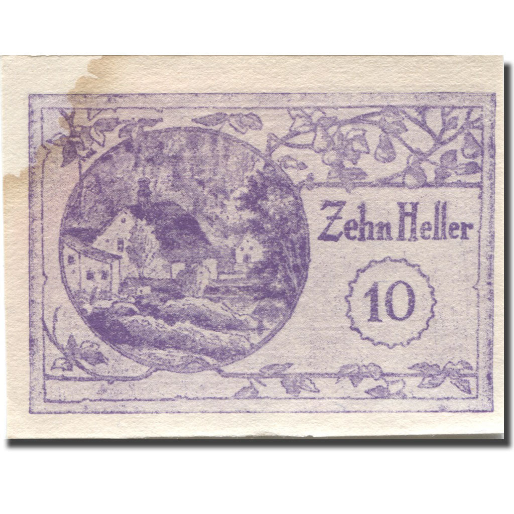 Banknote, Austria, Schardenberg, 10 Heller, ferme, 1920 EF(40-45) Mehl:FS 954b
