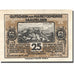 Banknote, Austria, Saalfelden, 25 Heller, montagne, UNC(63), Mehl:FS 859a