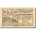 Banknote Austria Kreisbach 50 Heller château 2, 1920 gold AU(55-58) Mehl:FS 386