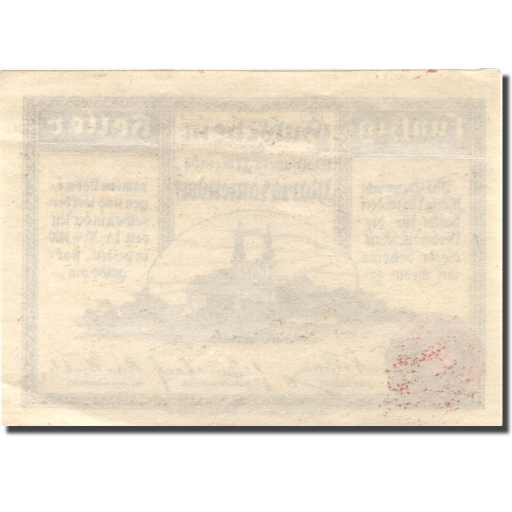 Banknote, Austria, Lanzendorf, 50 Heller, Eglise, UNC(63), Mehl:FS 586a