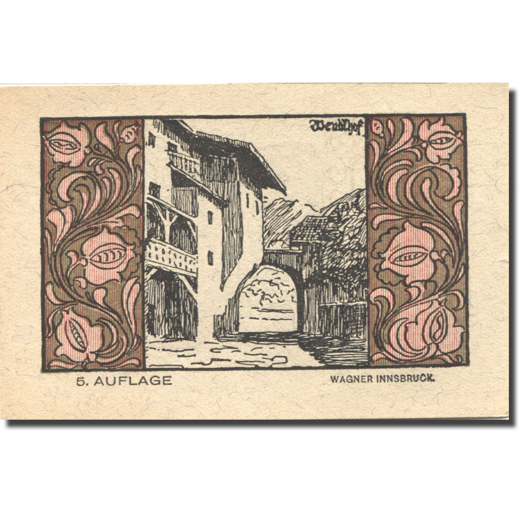 Banconote, Austria, Telfs, 95 Heller, village 1921-01-31, SPL Mehl:FS 1061d
