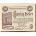 Banknote, Austria, Purkersdorf, 50 Heller, Eglise, 1920 UNC(63) Mehl:FS 801b