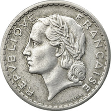 Coin, France, Lavrillier, 5 Francs, 1945, Beaumont le Roger, VF(30-35)
