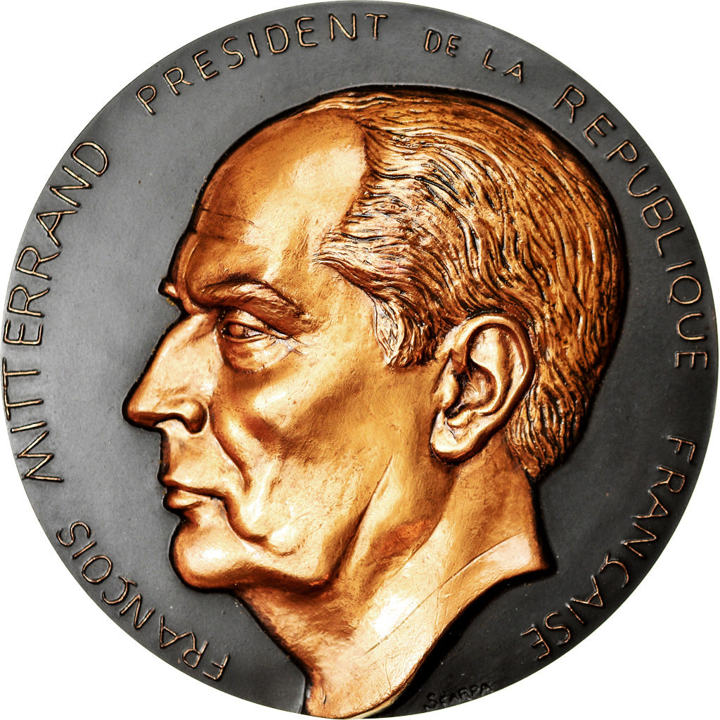 Frankrijk, Medaille, François Mitterrand, Ici et Maintenant, Politics, Society