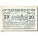 Banknote, Austria, Dross, 20 Heller, château, 1920 green UNC(63) Mehl:FS 135.3