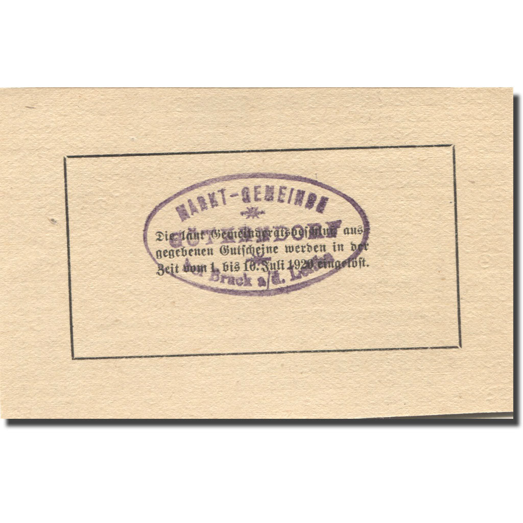 Banknote, Austria, Götzendorf, 10 Heller face value 1920 UNC(63) Mehl:FS 246Ib