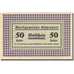 Banknote, Austria, Götzendorf, 50 Heller face value 1920 UNC(63) Mehl:FS 246I
