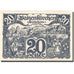 Banknote, Austria, Waizenkirchen, 20 Heller, paysage, 1920 UNC(63) Mehl:FS 1128a