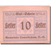 Banknote, Austria, Tumeltsham, 10 Heller face value 1920 UNC(63) Mehl:FS 1085IIa