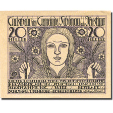 Banknote, Austria, Schönau, 20 Heller, personnage, 1920 UNC(63) Mehl:FS 965a