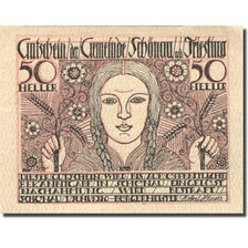 Banknote, Austria, Schönau, 50 Heller, personnage 1, 1920 UNC(63) Mehl:FS 965a