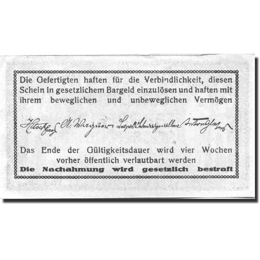 Banknote, Austria, St Pölten, 10 Heller, Usine, 1920 UNC(63) Mehl:FS 193