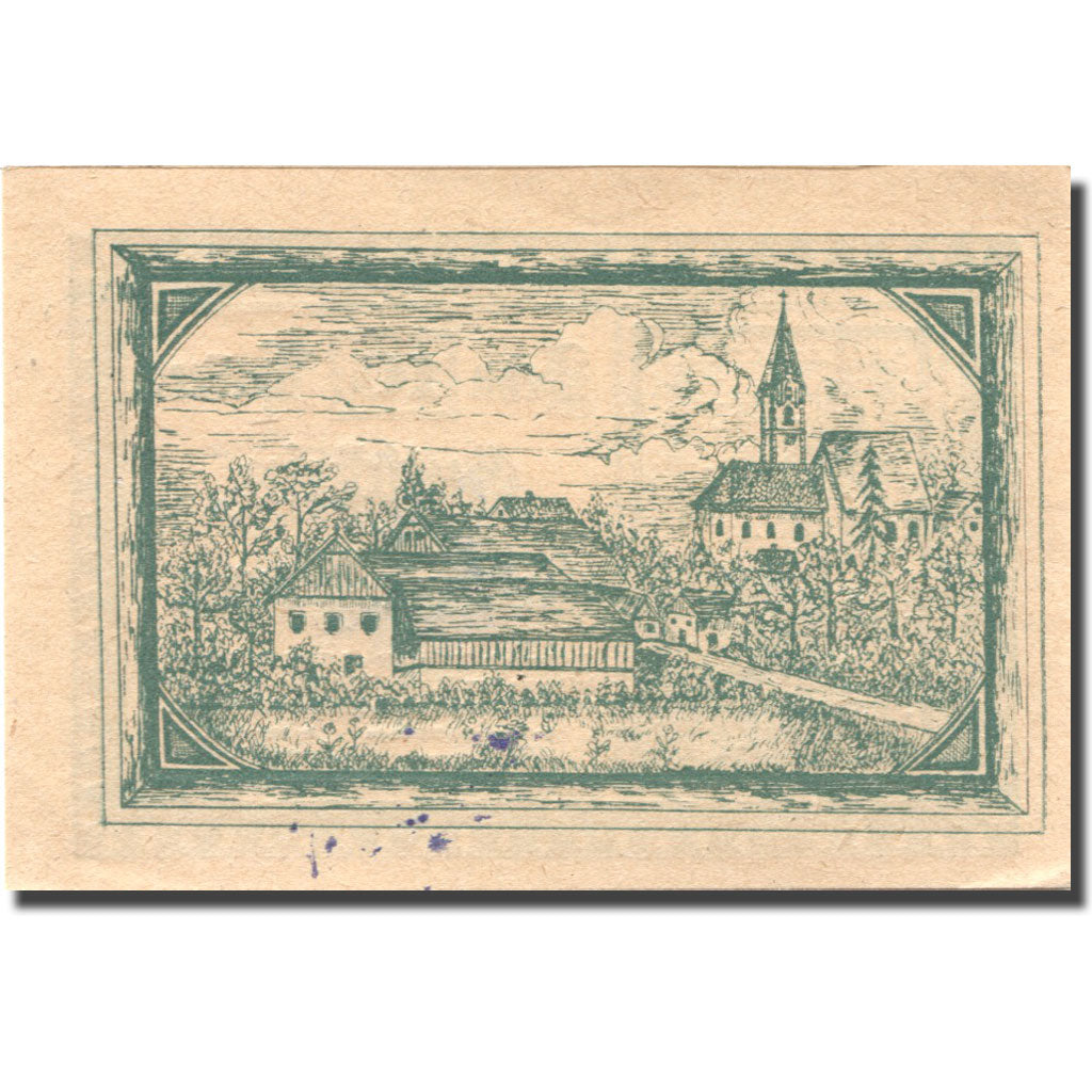 Banknote, Austria, Pötting, 10 Heller, Eglise, 1920 UNC(63) Mehl:FS 933