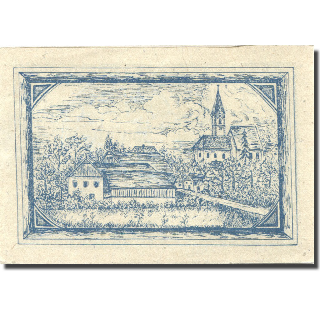 Banknote, Austria, Pötting, 20 Heller, Eglise 1, 1920 blue UNC(63) Mehl:FS 933