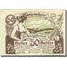 Banknote, Austria, Payerbach, 50 Heller, personnage, 1920 UNC(63) Mehl:FS 725