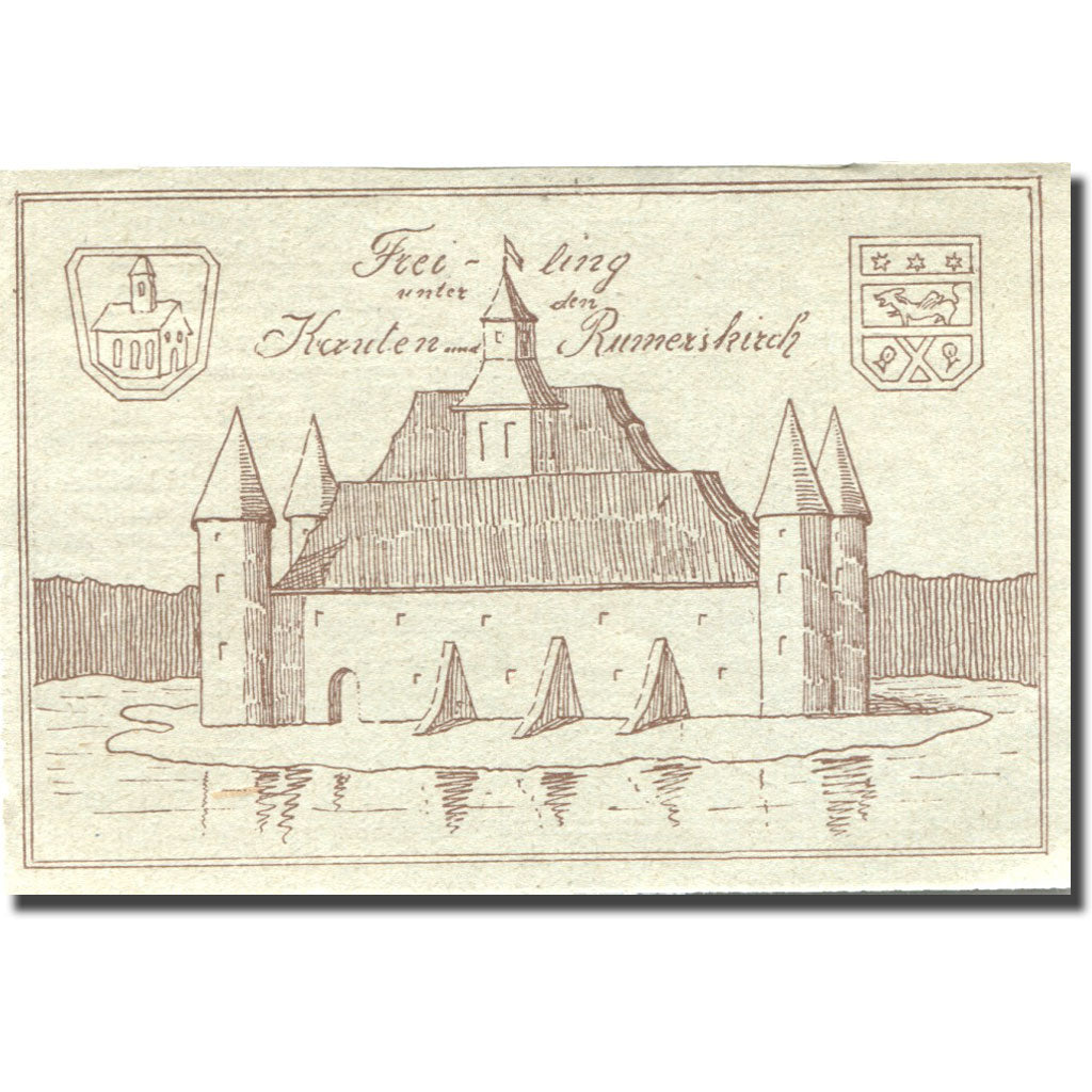 Banknote, Austria, Oftering, 50 Heller, Eglise, 1920 UNC(63) Mehl:FS 706c