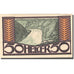 Geldschein, Österreich, Kirchberg, 50 Heller, fleuve, UNZ-, Mehl:FS 441c