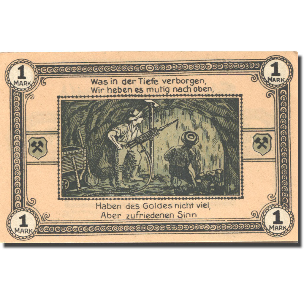 Banknote, Germany, Wattenscheid, 1 Mark, Mine, 1921, UNC(63), Mehl:1385.1