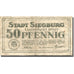Banconote, Germania, Siegburg, 50 Pfennig, château, 1921 BB Mehl: 1225.3