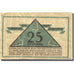 Banknote, Germany, Düsseldorf, 25 Pfennig, Blason, 1921 EF(40-45) Mehl:D 35.4a
