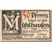 Banknote, Germany, Mühlaufen, 50 Pfennig, livre, 1921 UNC(63) Mehl: 905.1a