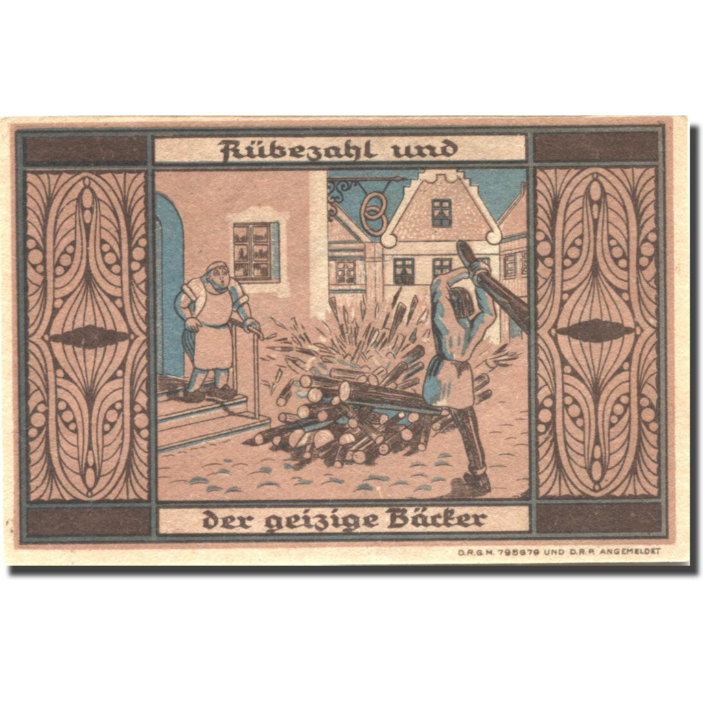 Billete, Alemania, Greiffenberg, 3 Mark, feu, SC, Mehl:470.3b