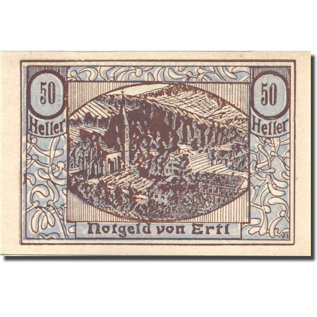 Banknote, Austria, Ertl, 50 Heller, paysage 1920-12-30, UNC(63), Mehl:FS 1272