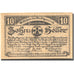 Banknote, Austria, Leonfelden, 10 Heller, rue, 1920 UNC(63) Mehl:FS 514