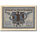 Banknote, Germany, Arnstadt, 50 Pfennig personnage 1921 EF(40-45), Mehl:43.3a