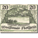 Banknote Austria Mitter-Arnsdorf 20Heller paysage 1920 UNC(63) Mehl:FS 1122.6IIc