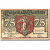 Banknote, Germany, Buttstädt, 75 Pfennig, Blason, UNC(63), Mehl:211.1a