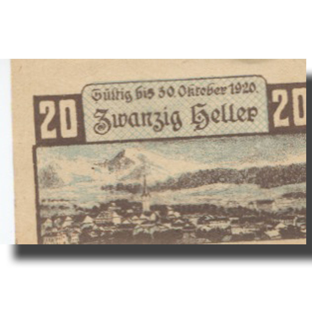 Banknote Austria Windischgarsten 20 Heller paysage 1920 UNC(63) Mehl:FS 1245IIa