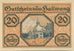 Banknote, Austria, Hallwang, 20 Heller, Eglise, 1920 UNC(63) Mehl:FS 346a