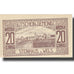 Banknote, Austria, Steinhaus, 20 Heller, paysage, 1920 UNC(63) Mehl:FS 1030Ia
