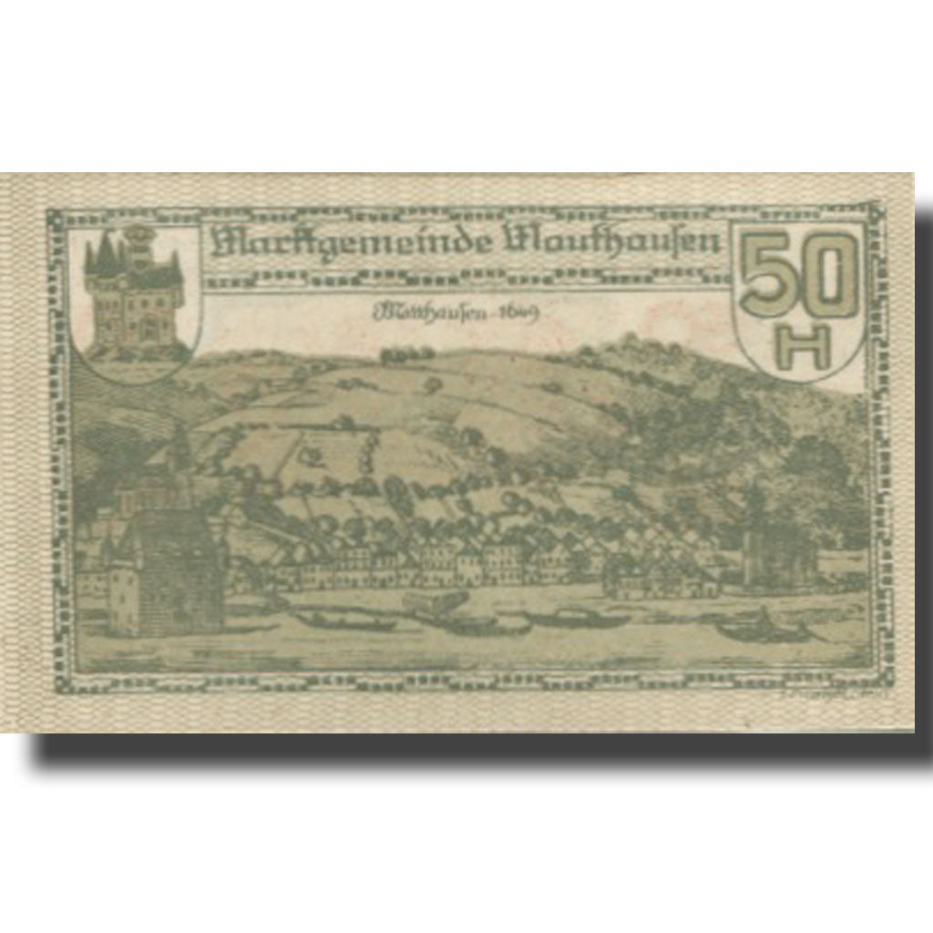 Banknote, Austria, Mauthausen, 50 Heller, château, UNC(63), Mehl:FS 601Ia