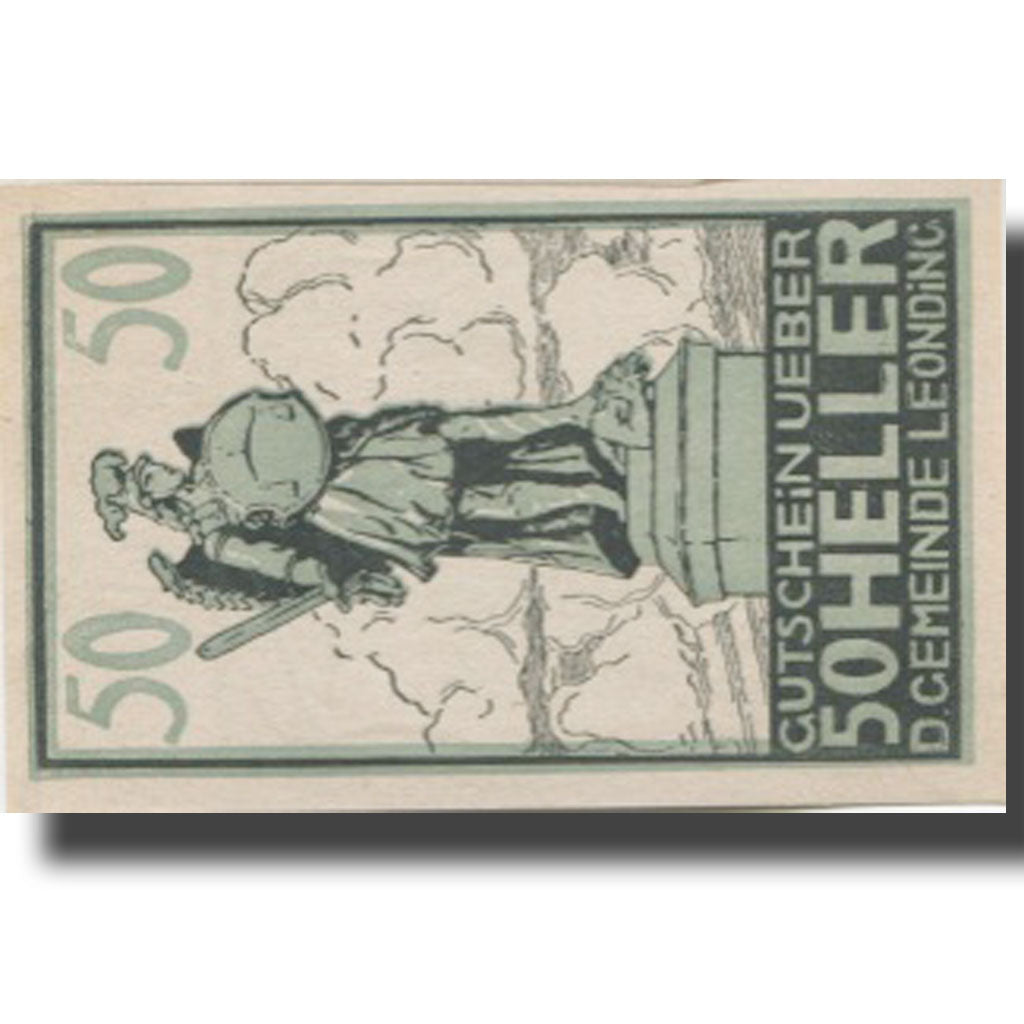 Banknote, Austria, Leonding, 50 Heller, Monument, UNC(63), Mehl:FS 513a