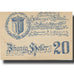 Banknote, Austria, St Georgen, 20 Heller, Blason, 1921 UNC(63) Mehl:FS 890