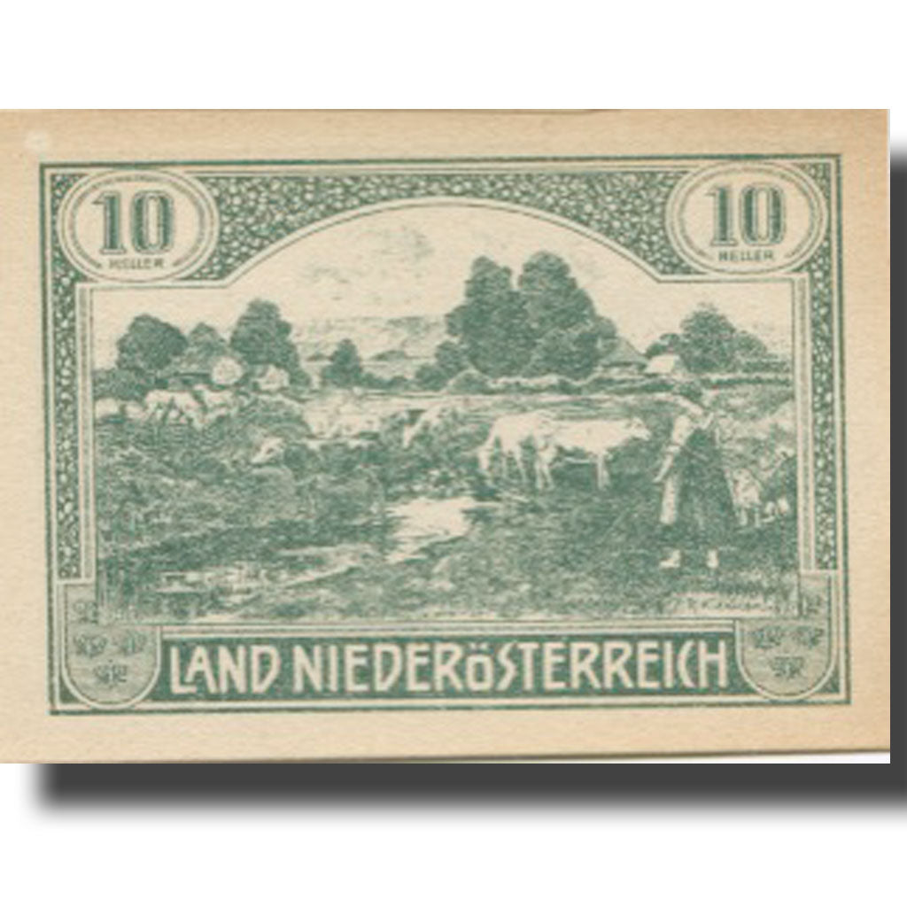 Banknote, Austria, Niederösterreich, 10 Heller 1920 UNC(63) Mehl:FS 671IIa