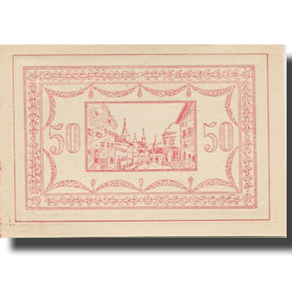 Banknote, Austria, Sarleinsbach, 50 Heller, épis, 1920 UNC(63) Mehl:FS 948a