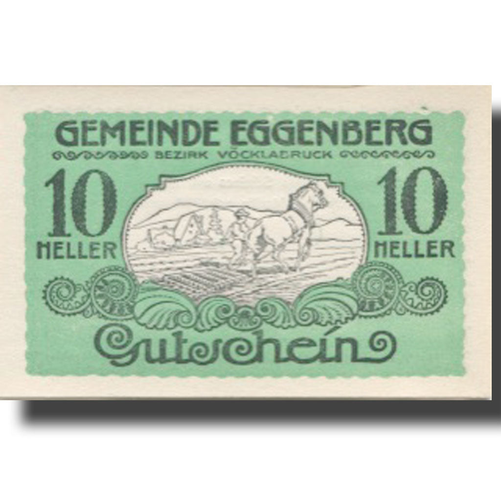 Banknote, Austria, Eggenberg, 10 Heller, champs, UNC(63), Mehl:FS 161