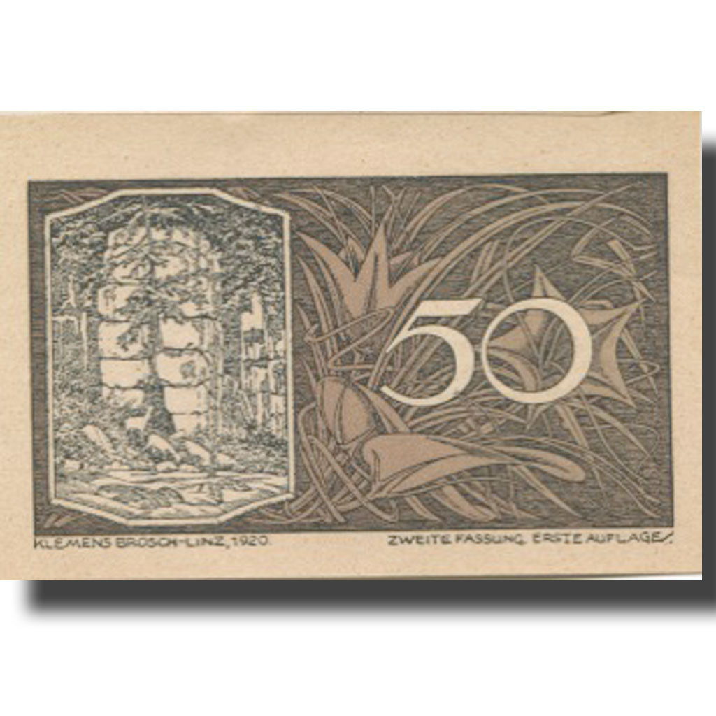 Banknote, Austria, St Georgen, 50 Heller, Fleur, UNC(63), Mehl:FS 886IIIe