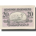 Banknote, Austria, Eggenberg, 20 Heller, champs, UNC(63), Mehl:FS 161