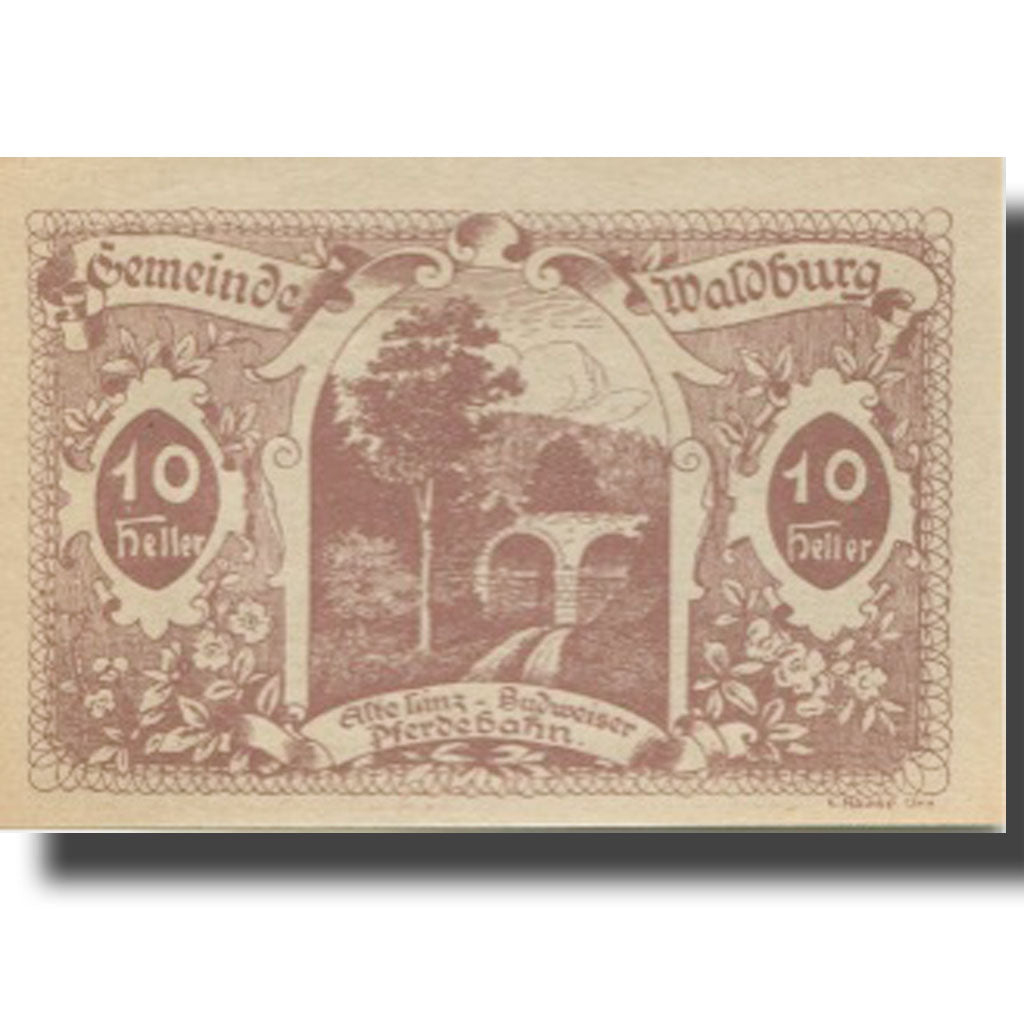 Banknote, Austria, Waldburg, 10 Heller, pont 1920-12-31, UNC(63), Mehl:FS 1130