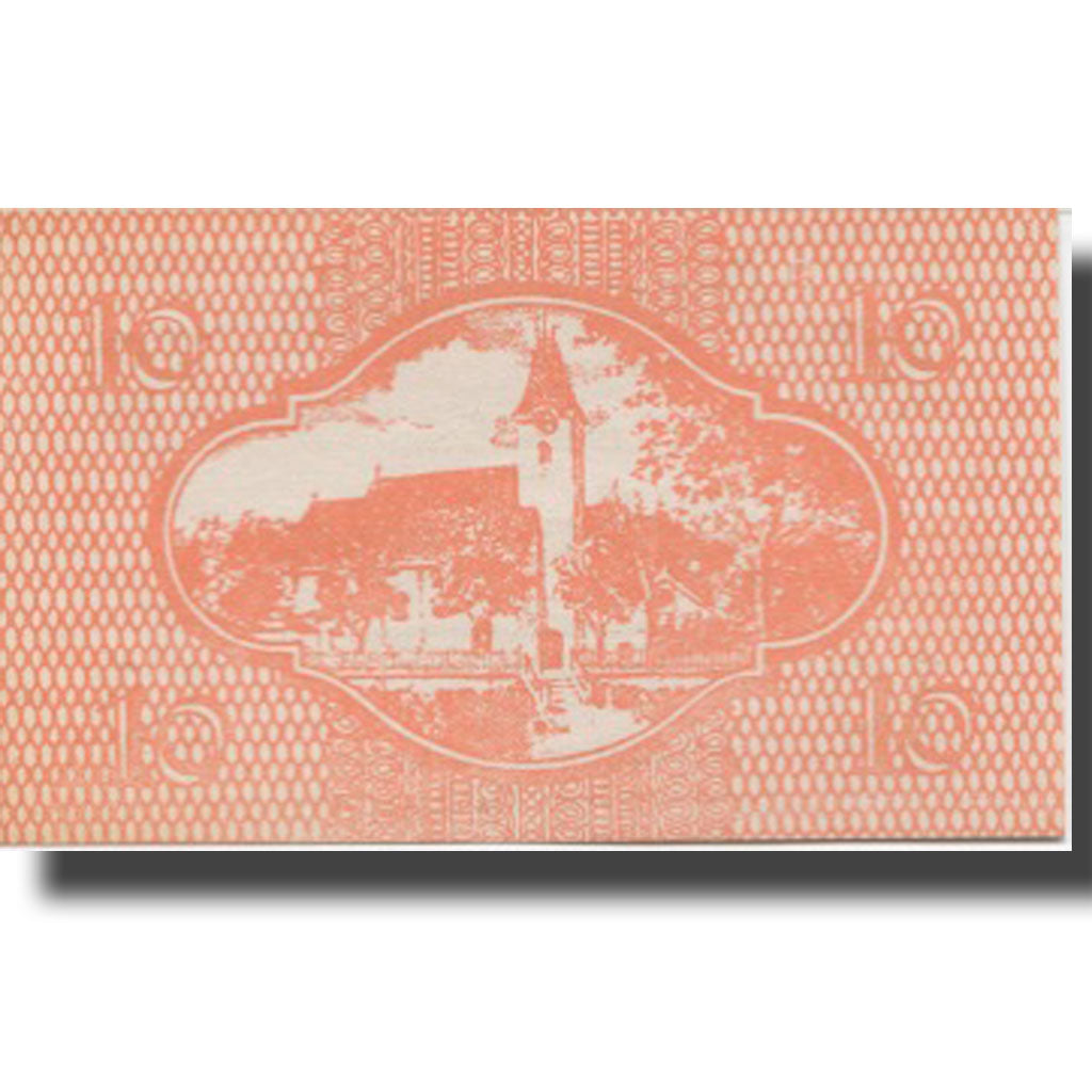 Banknote, Austria, Ernsthofen, 10 Heller, Eglise, 1920 UNC(63) Mehl:FS 184a