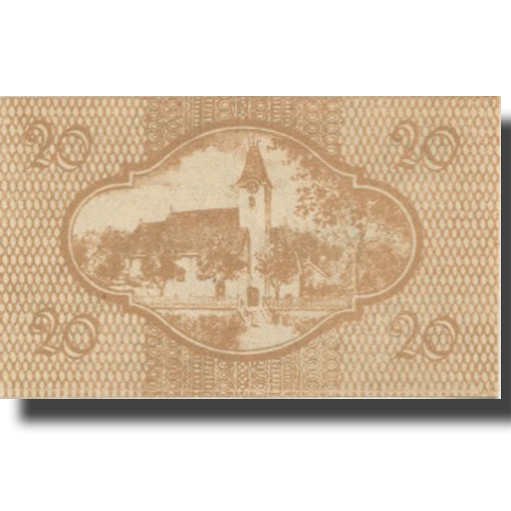 Geldschein, Österreich, Ernsthofen, 20 Heller, Eglise 1, 1920 UNZ Mehl:FS 184a