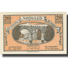 Banknote, Austria, Kematen, 20 Heller, pont 1920-12-31, UNC(63), Mehl:FS 431
