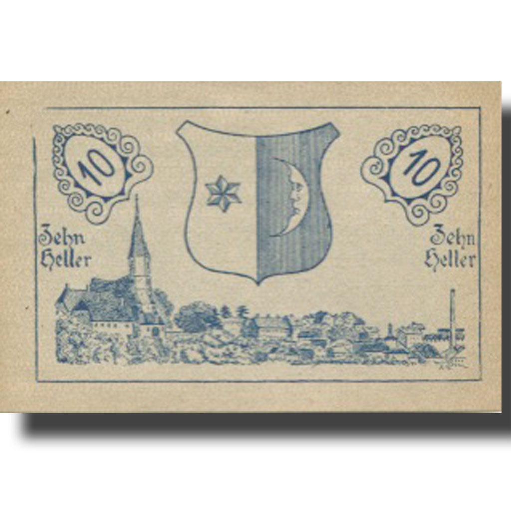 Banknote, Austria, Mattighofen, 10 Heller, Blason, 1920 UNC(63) Mehl:FS 594a