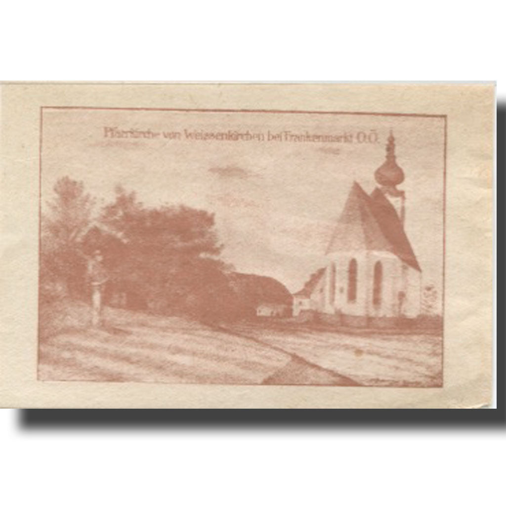 Banconote, Austria, Weissenkirchen, 10Heller, personnage, 1920 SPL Mehl:FS 1157I