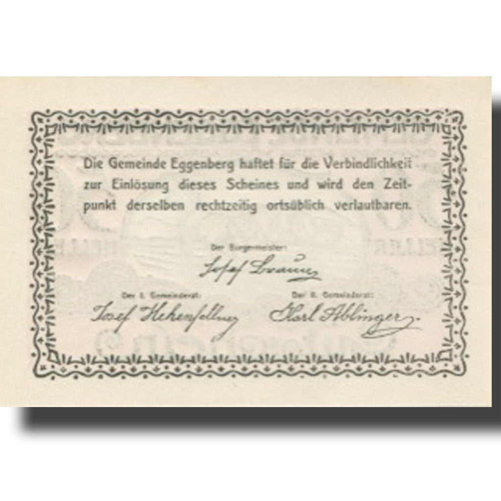 Banknot, Austria, Eggenberg, 50 Heller, champs, Undated, Undated, UNC(63)