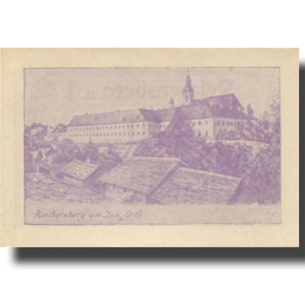 Banknote, Austria, Reichersberg, 10 Heller, château, 1920, UNC(63) Meh:FS 828Ic2